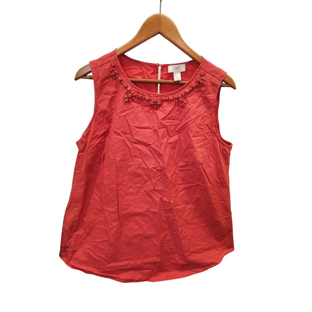 Loft Jeweled Neck Dress Tank Size XL